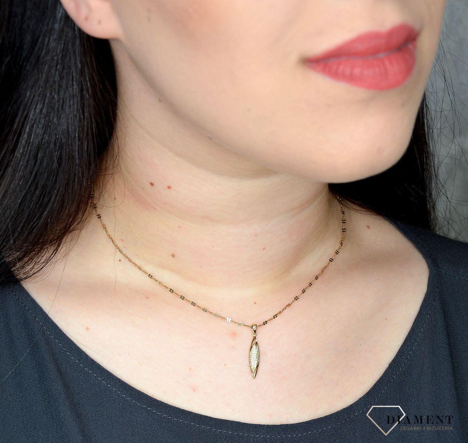 Złoty łańcuszek 585 o szerokości 2 mm DIA-LAN-3137-585 2mm (1).jpg